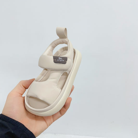 Sandalias de Playa Infantiles Cómodas en Colores Lisos - Image 19