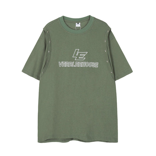 Camiseta Holgada con Bordado de Letras - Image 7