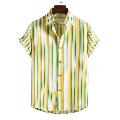 Camisa Hawaiana Manga Corta para Hombre - Image 69