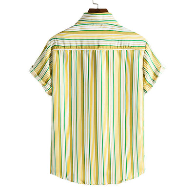 Camisa Hawaiana Manga Corta para Hombre - Image 71
