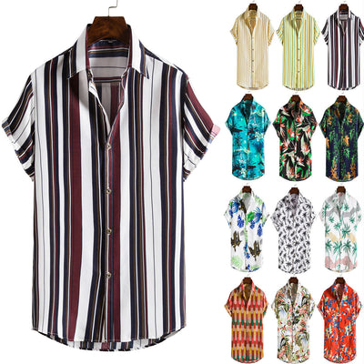 Camisa Hawaiana Manga Corta para Hombre - Image 81