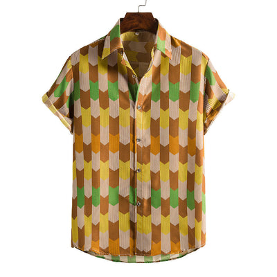 Camisa Hawaiana Manga Corta para Hombre - Image 82