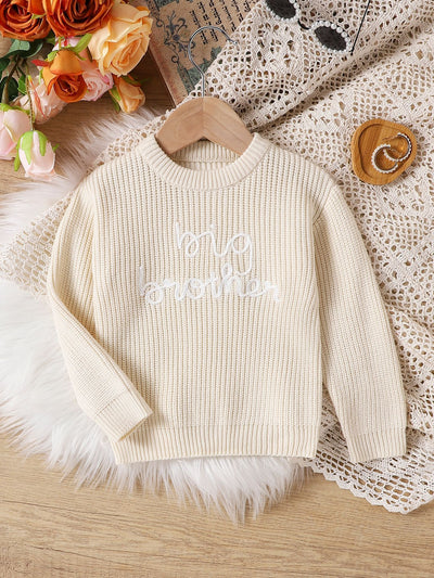 Sudadera Cuello Redondo con Bordado de Letras - Estilo Casual Moderno - Image 20