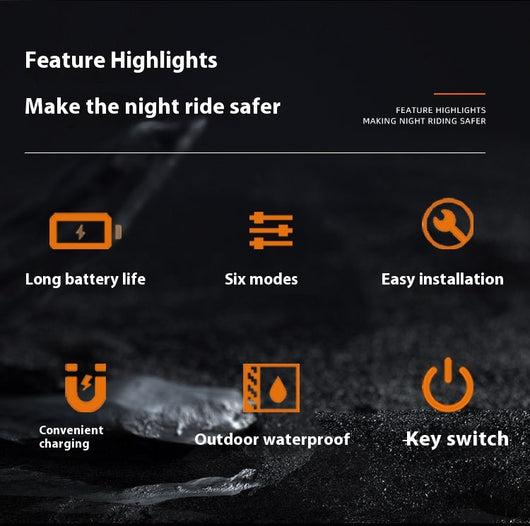 Luz Frontal LED para Bicicleta de Montaña - Doble Haz Ajustable USB Tipo-C - Image 18