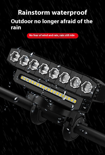 Luz Delantera LED Ultra Brillante para Bicicleta con Claxon Integrado - Image 12
