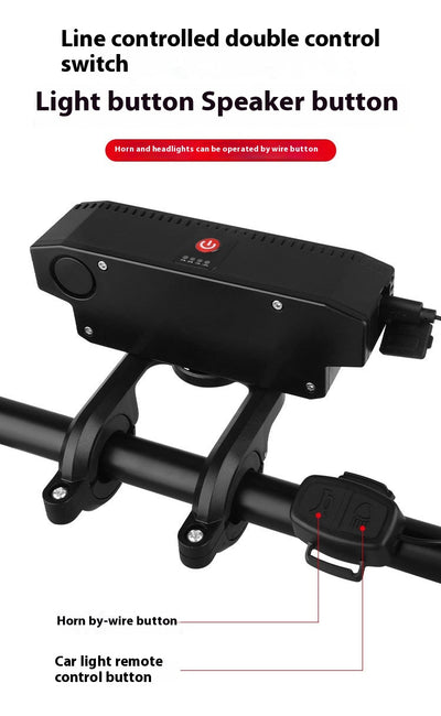 Luz Delantera LED Ultra Brillante para Bicicleta con Claxon Integrado - Image 18