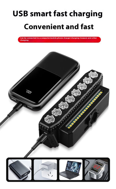 Luz Delantera LED Ultra Brillante para Bicicleta con Claxon Integrado - Image 19