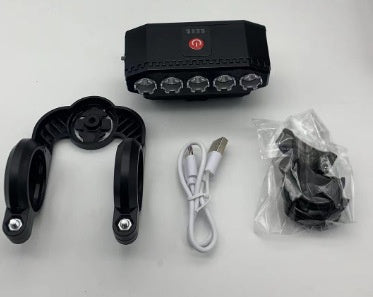 Luz Delantera LED Ultra Brillante para Bicicleta con Claxon Integrado - Image 21