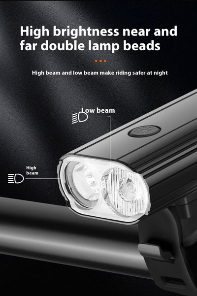 Luz Delantera LED Recargable USB-C para Bicicleta - Aluminio Resistente - Image 14