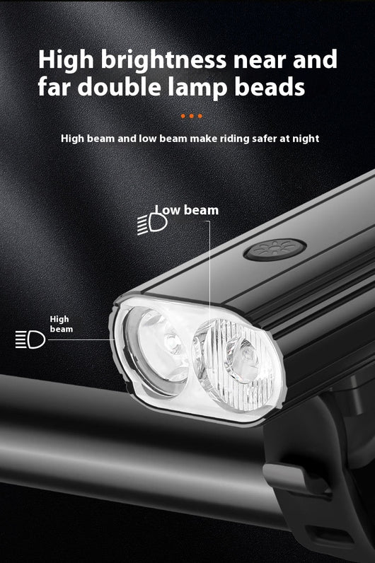 Luz Delantera LED Recargable USB-C para Bicicleta - Aluminio Resistente - Image 14