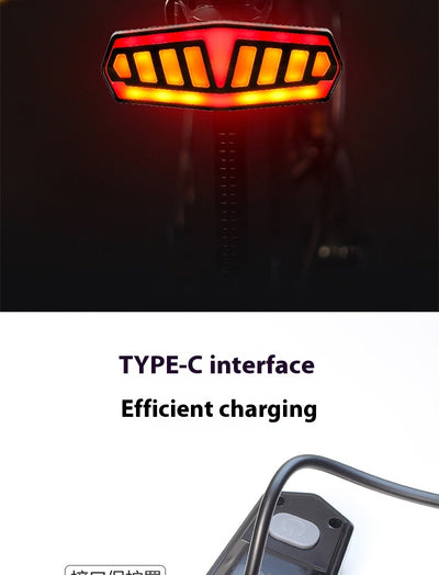 Luz Trasera de Seguridad con Control Remoto Recargable e Indicador de Frenado - Image 11
