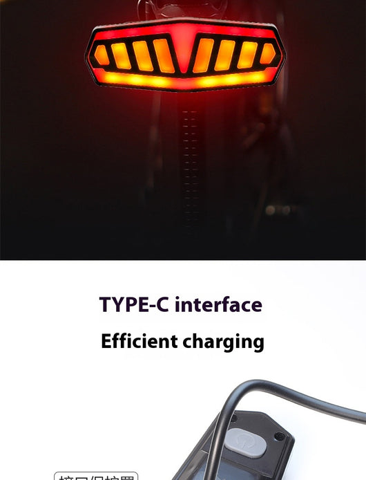 Luz Trasera de Seguridad con Control Remoto Recargable e Indicador de Frenado - Image 11