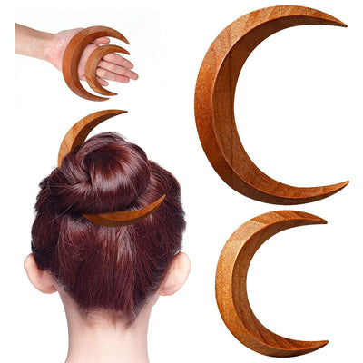 Horquilla Luna Creciente - Pasador Elegante para el Cabello - Image 28