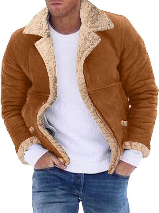 Chaqueta Acolchada para Hombre con Forro de Lana y Pelaje Integrado - Image 18