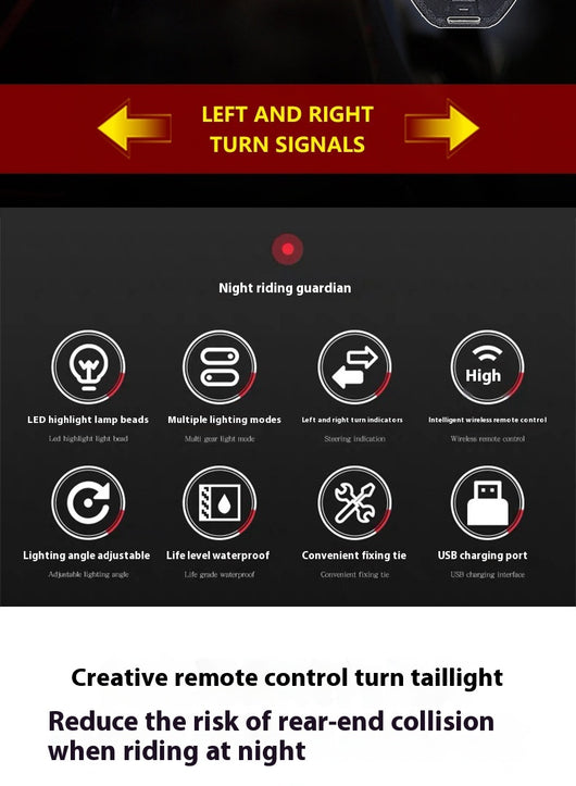 Luces Direccionales LED para Bicicleta de Montaña - Seguridad Nocturna - Image 9