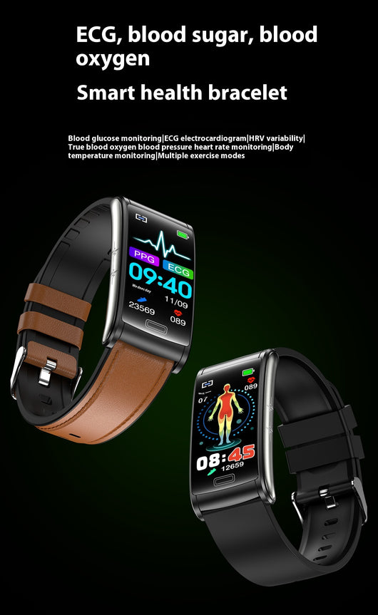 Reloj Inteligente con Monitoreo de Glucosa sin Invasión E600 - Image 33