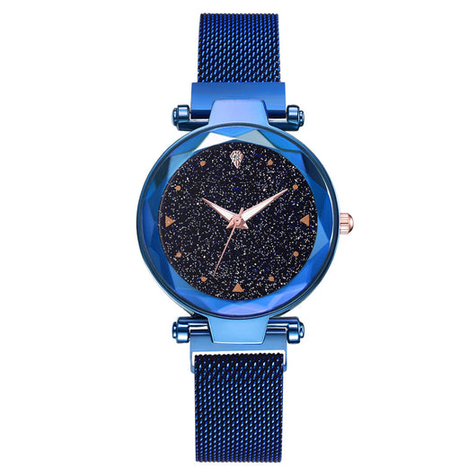 Conjunto de Reloj Pulsera Lujo para Mujer Elegante Cielo Estrellado Cierre Magnético - Image 24