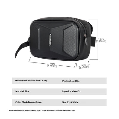 Bolsa Frontal de Bicicleta Montañera con Carcasa Rígida y Gran Capacidad - Image 9
