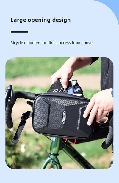 Bolsa Frontal de Bicicleta Montañera con Carcasa Rígida y Gran Capacidad - Image 16