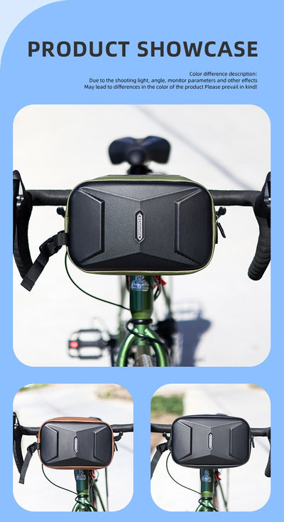 Bolsa Frontal de Bicicleta Montañera con Carcasa Rígida y Gran Capacidad - Image 21