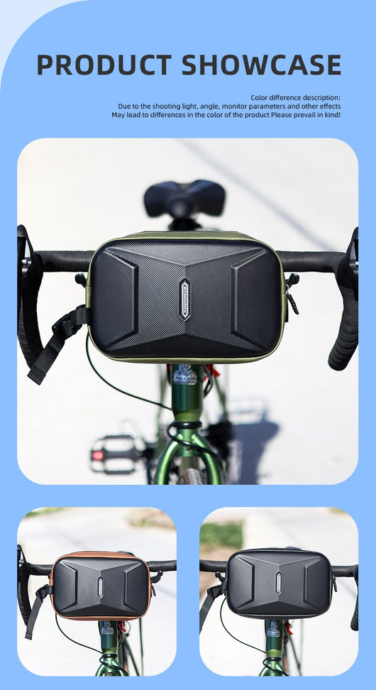 Bolsa Frontal de Bicicleta Montañera con Carcasa Rígida y Gran Capacidad - Image 21