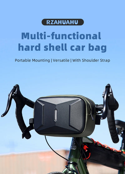 Bolsa Frontal de Bicicleta Montañera con Carcasa Rígida y Gran Capacidad - Image 22