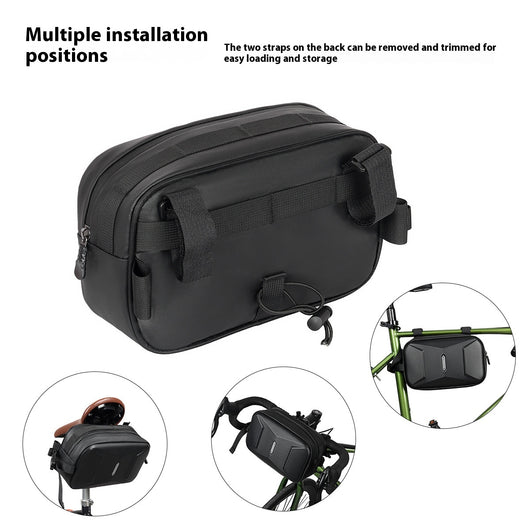 Bolsa Frontal de Bicicleta Montañera con Carcasa Rígida y Gran Capacidad - Image 24