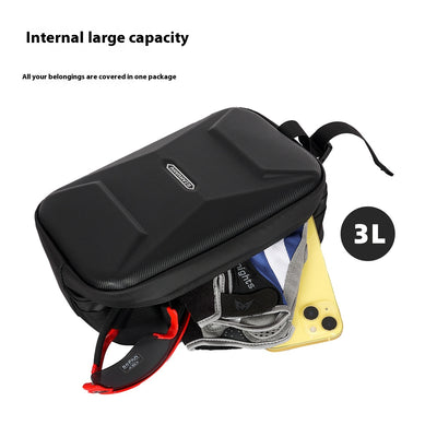 Bolsa Frontal de Bicicleta Montañera con Carcasa Rígida y Gran Capacidad - Image 25
