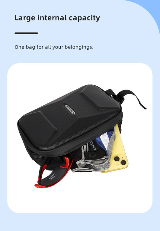 Bolsa Frontal de Bicicleta Montañera con Carcasa Rígida y Gran Capacidad - Image 26