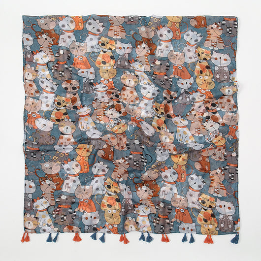 Pañuelo Voile con Borlas para Mujer - Image 10
