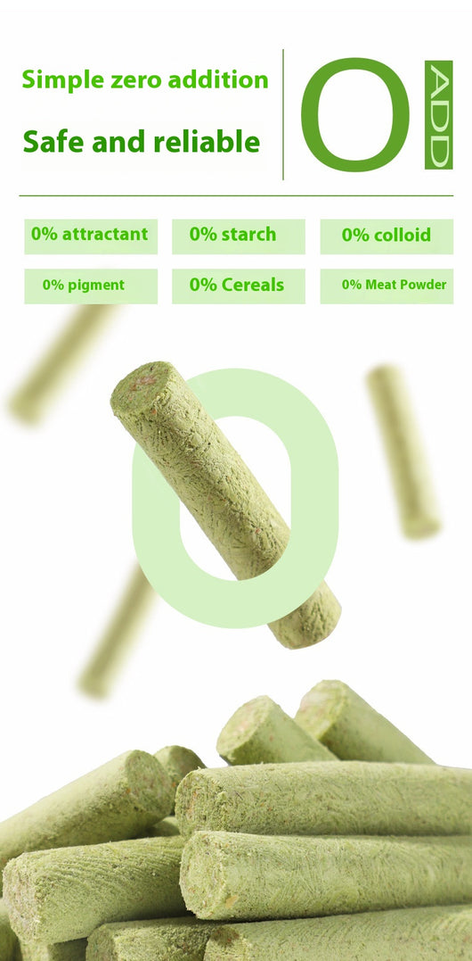 White pouch of freeze-dried cat grass sticks with a green label featuring a cat silhouette and Chinese text. - Image 9