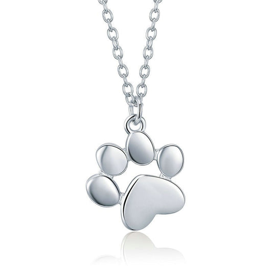 Collar de Plata Esterlina con Huella de Mascota Personalizada - Image 9