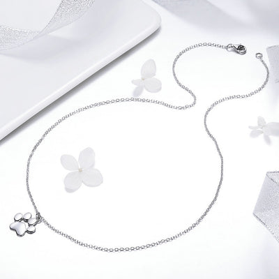 Collar de Plata Esterlina con Huella de Mascota Personalizada - Image 10