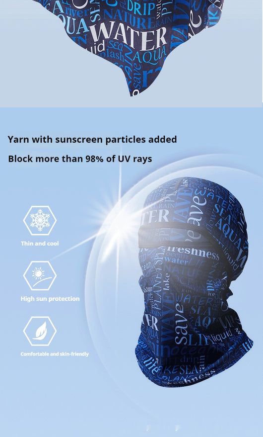 Máscara de Protección Solar Ice Silk para Hombre - Cobertura Facial Completa - Image 22