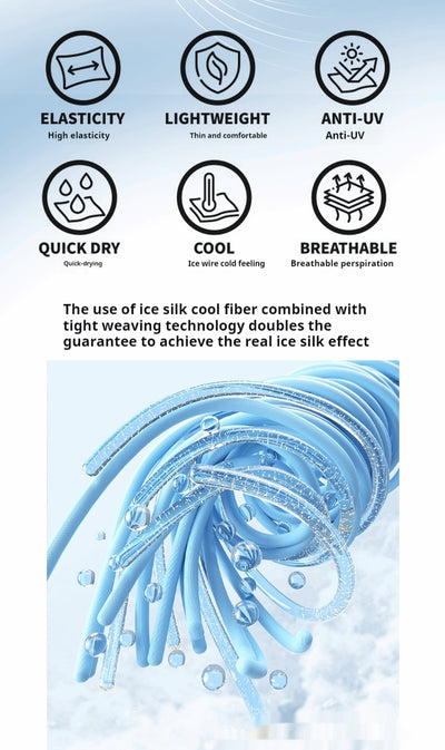 Máscara de Protección Solar Ice Silk para Hombre - Cobertura Facial Completa - Image 24