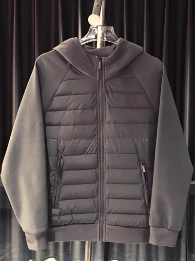 Chaqueta Acolchada Ligera con Capucha de Plumón para Hombre - Image 14
