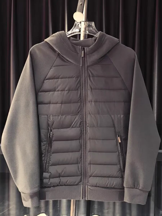Chaqueta Acolchada Ligera con Capucha de Plumón para Hombre - Image 14