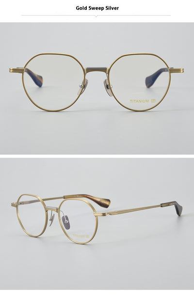 Gafas Vintage Redondas en Titanio Ultra Ligero Puro - Image 42