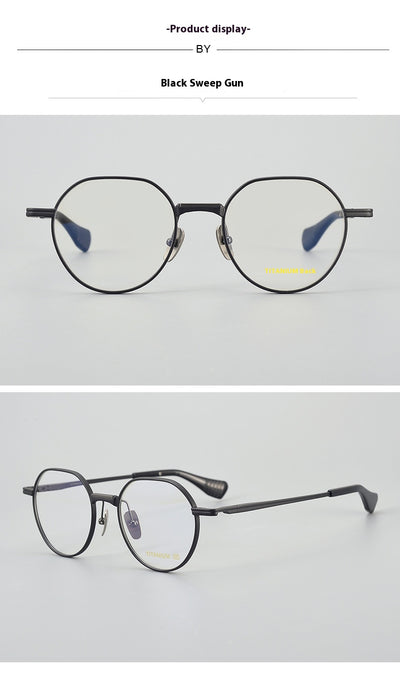 Gafas Vintage Redondas en Titanio Ultra Ligero Puro - Image 43