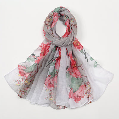 Pañoleta Voile Floral Ultraligera - Image 11
