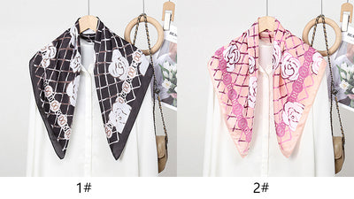 Pañuelo de Seda Estampado para Mujer - Image 16