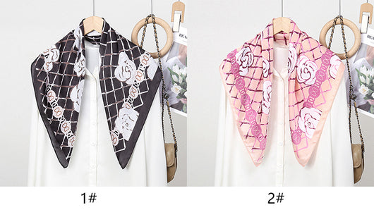 Pañuelo de Seda Estampado para Mujer - Image 16