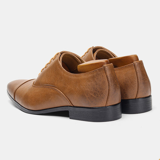 Zapatos Oxford Puntiagudos de Cuero Premium - Estilo Clásico Británico para Hombre - Image 18