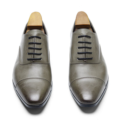 Zapatos Oxford Puntiagudos de Cuero Premium - Estilo Clásico Británico para Hombre - Image 21
