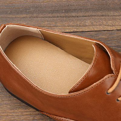 Zapatos Oxford Puntiagudos de Cuero Premium - Estilo Clásico Británico para Hombre - Image 24