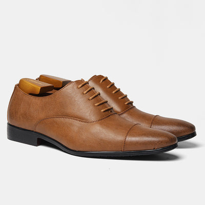 Zapatos Oxford Puntiagudos de Cuero Premium - Estilo Clásico Británico para Hombre - Image 29
