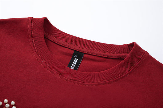 Camiseta Unisex con Letras de Cuentas - Image 10