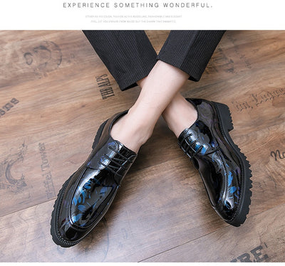 Zapatos de Cuero Business Casual British Spring para Hombre - Image 12