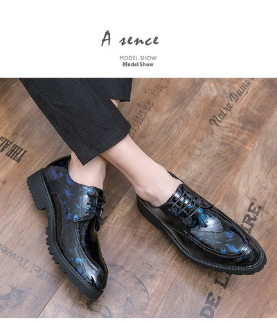 Zapatos de Cuero Business Casual British Spring para Hombre - Image 19