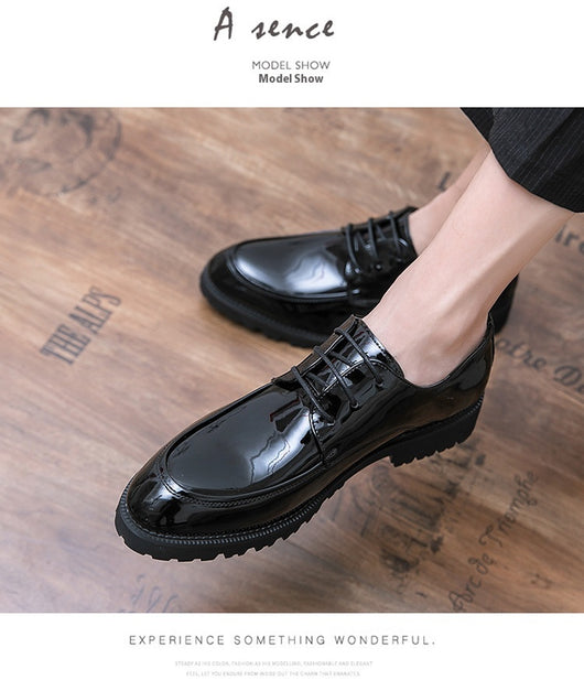 Zapatos de Cuero Business Casual British Spring para Hombre - Image 21